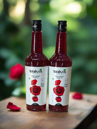 Malvi's - Red Rose Syrup 750ml